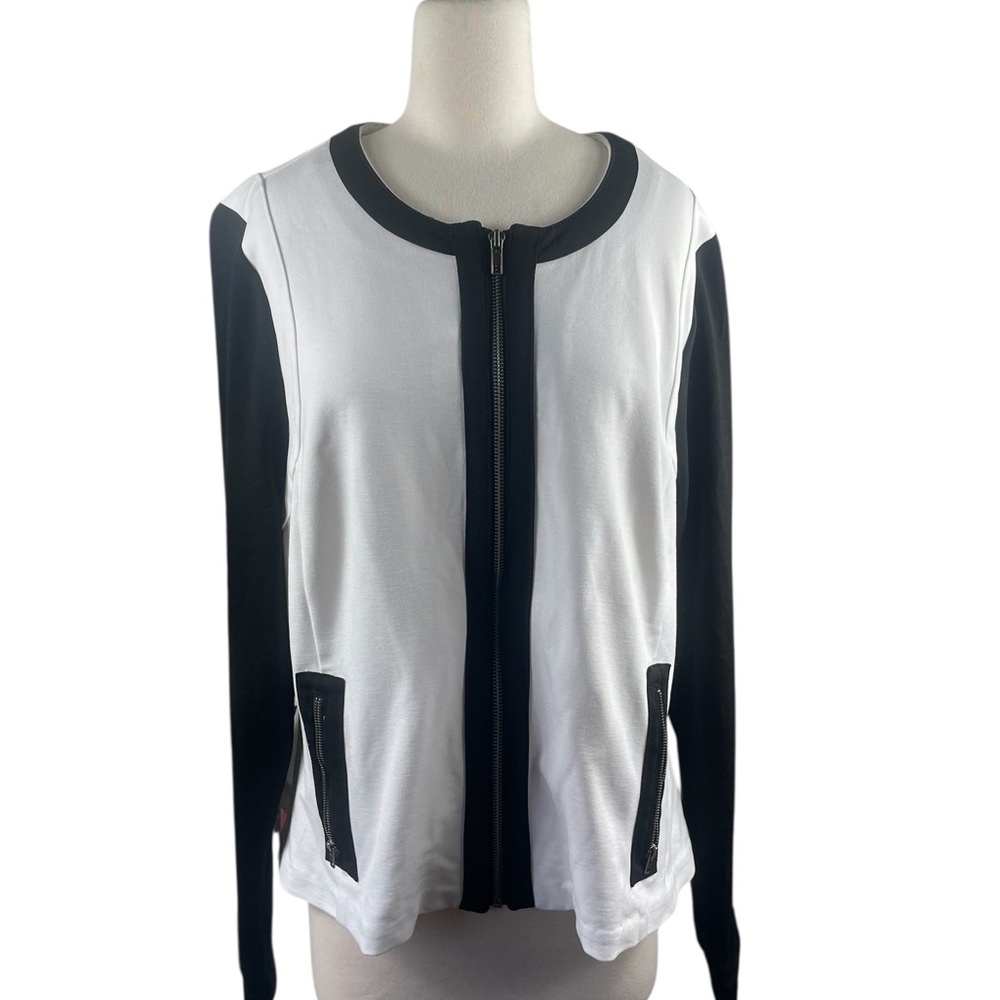 TORRID Color Block Zip Front‎ Blazer - SZ 1